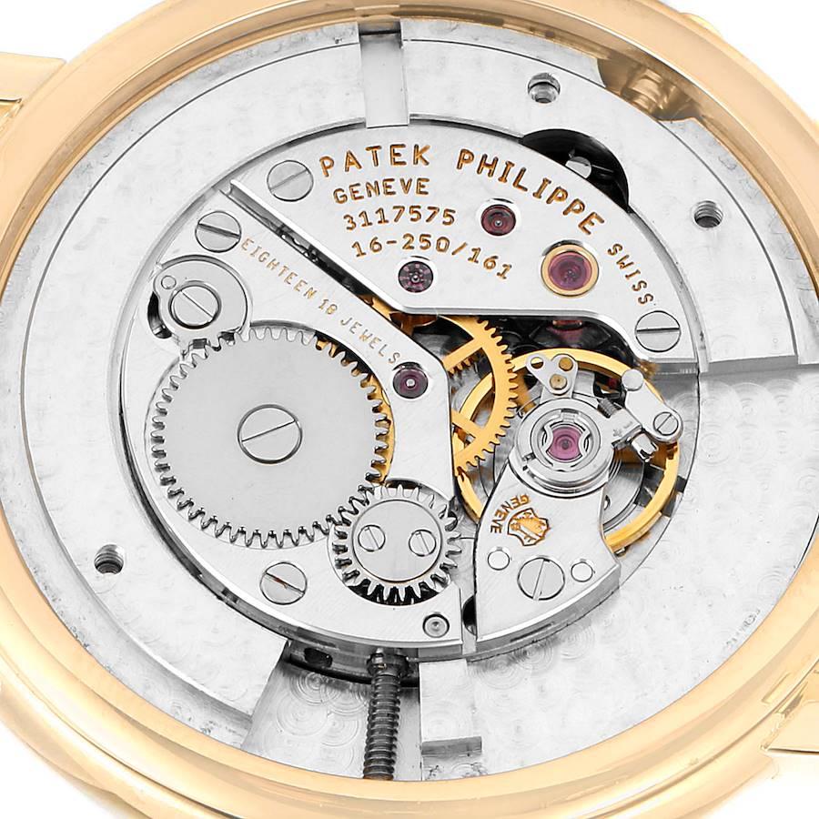 Women's Patek Philippe Calatrava Yellow Gold Bronze Diamond Dial Ladies Watch 4858 For Sale