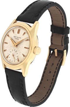Patek Philippe Calatrava Yellow Gold Manual Wind Wristwatch Ref 2532
