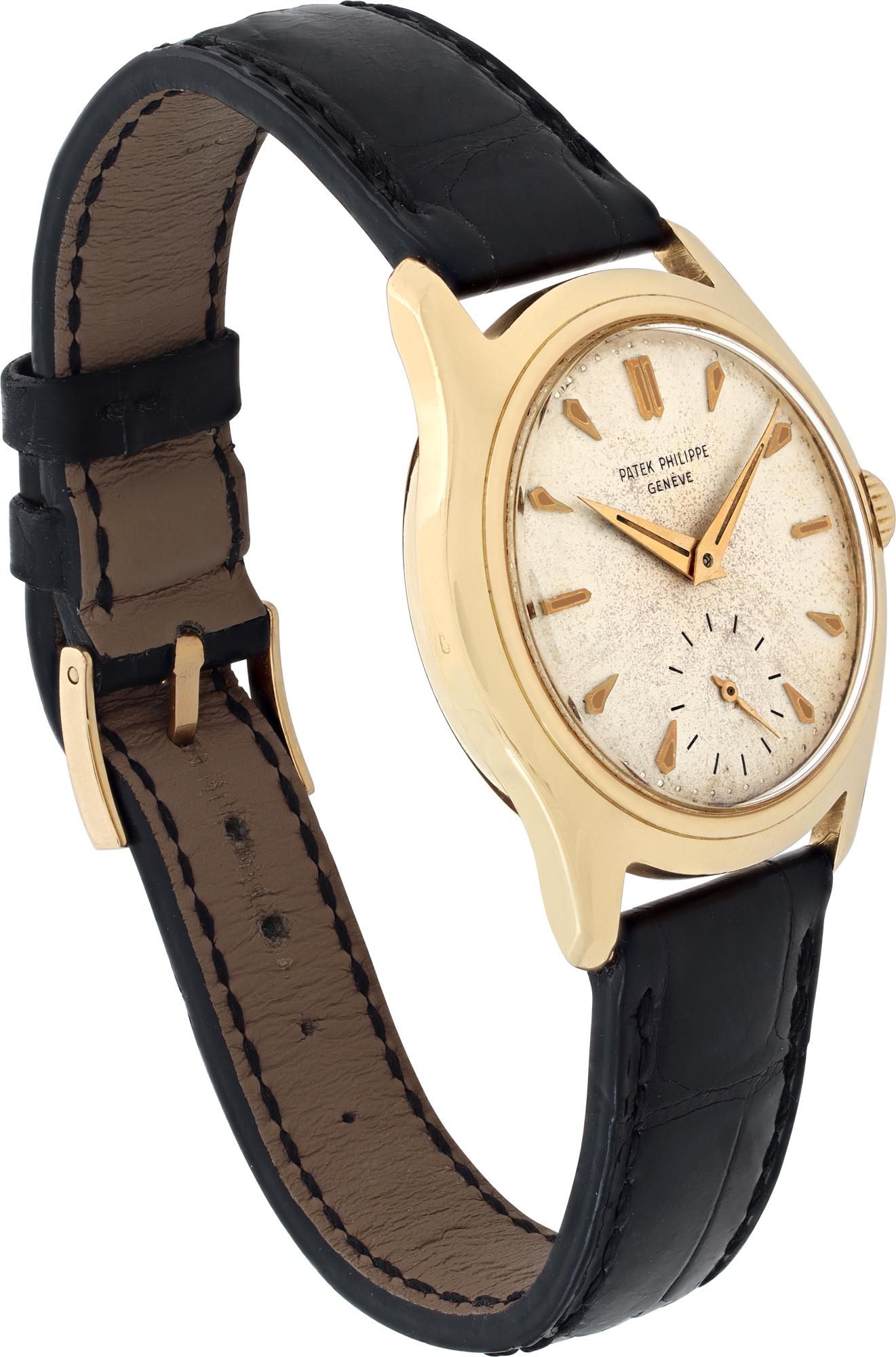 Patek Philippe Calatrava Yellow Gold Manual Wind Wristwatch Ref 2532 In Excellent Condition For Sale In Surfside, FL