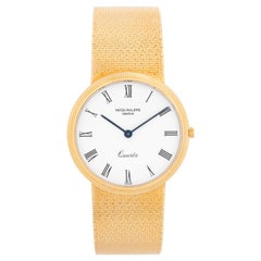 Vintage Patek Philippe Calatrava Yellow Gold Men's Watch Ref 3744/1