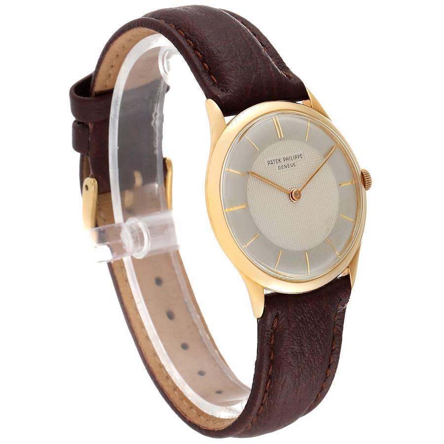 Vintage-Herrenuhr Patek Philippe Calatrava Gelbgold 2507 im Zustand „Gut“ in Atlanta, GA