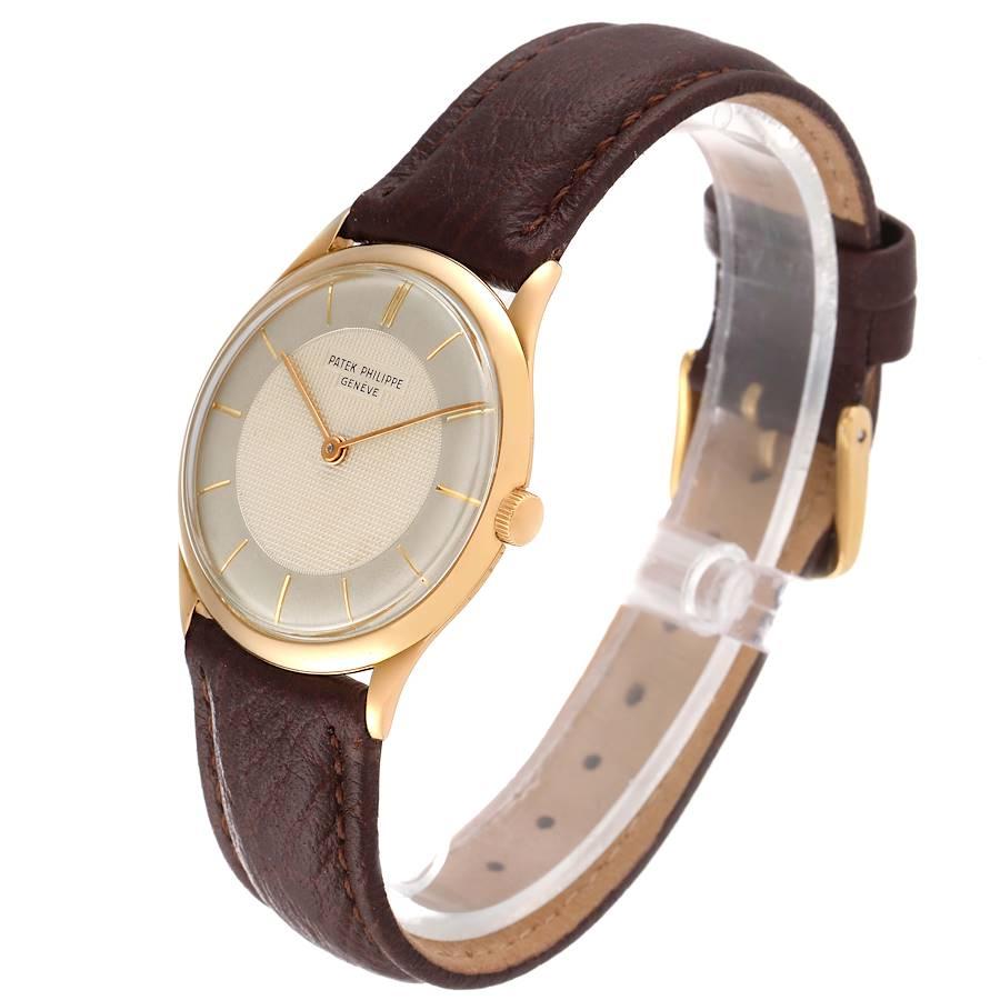 Vintage-Herrenuhr Patek Philippe Calatrava Gelbgold 2507 1