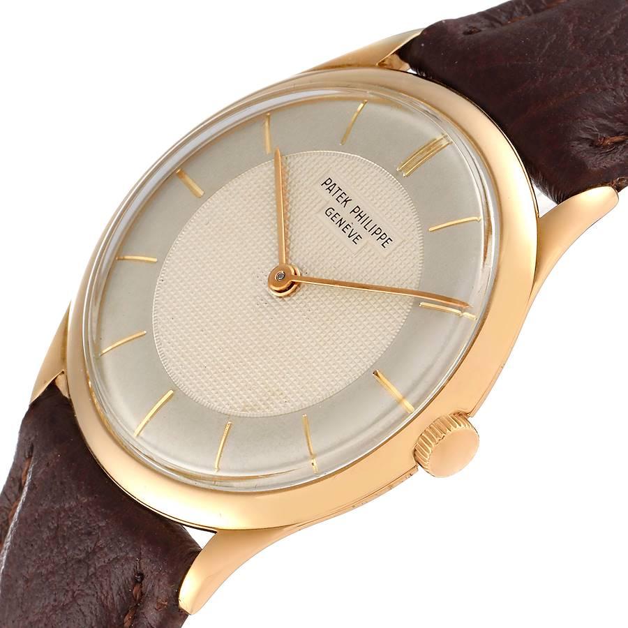 Vintage-Herrenuhr Patek Philippe Calatrava Gelbgold 2507 2
