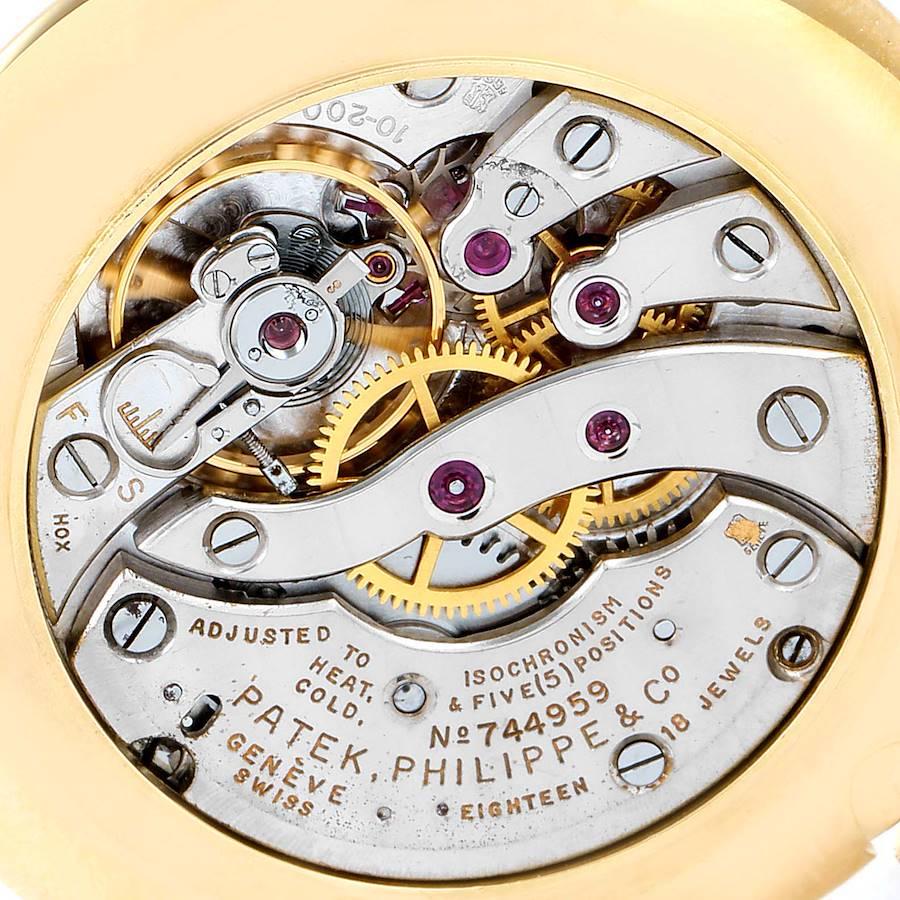 Vintage-Herrenuhr Patek Philippe Calatrava Gelbgold 2507 3