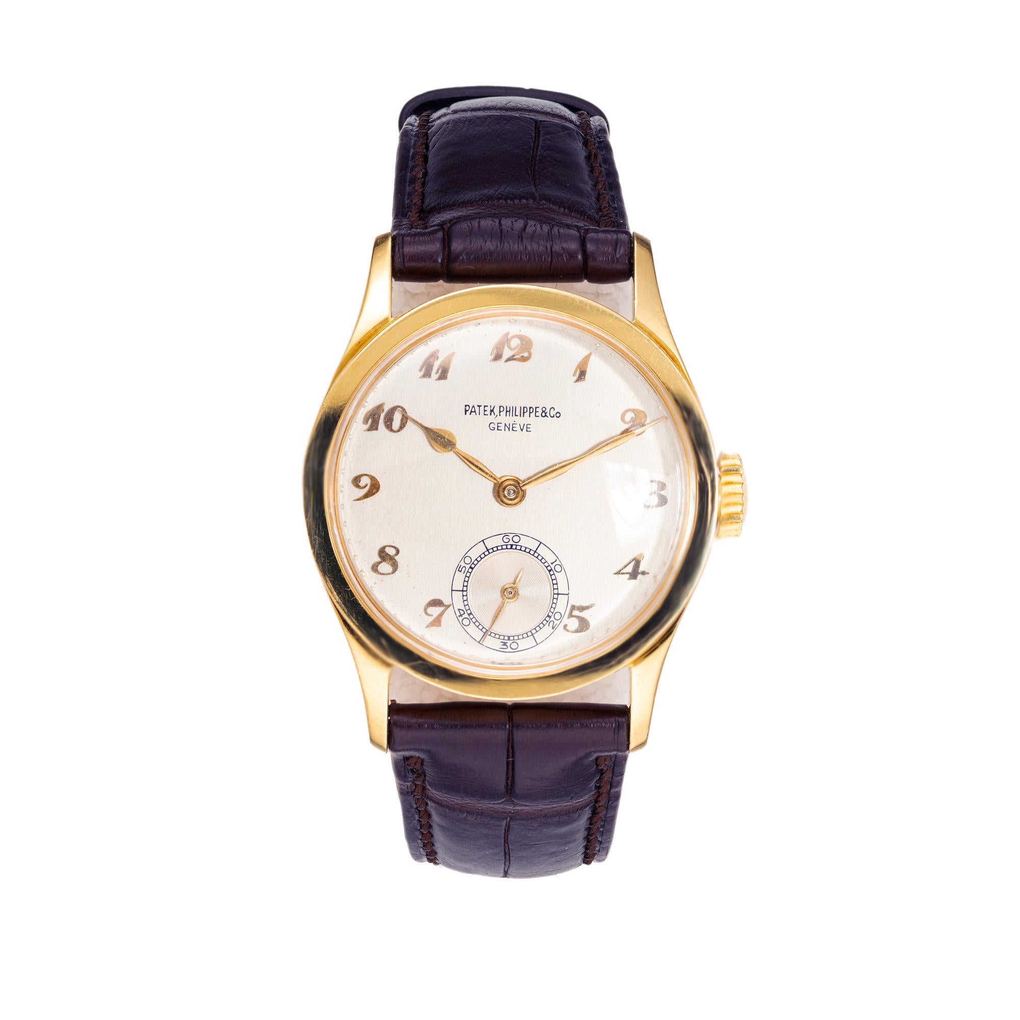 Patek Philippe Calatrava Yellow Gold  Wristwatch In Good Condition In Stamford, CT
