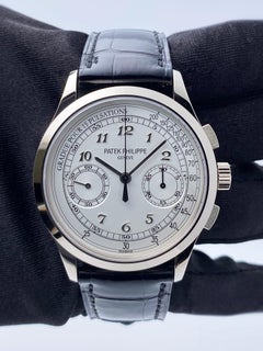Patek Philippe Chronograph 5170G Silver Dial Mens Watch Box Papers