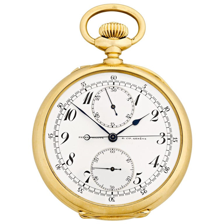 Patek Philippe Chronograph Pocket Watch at 1stDibs