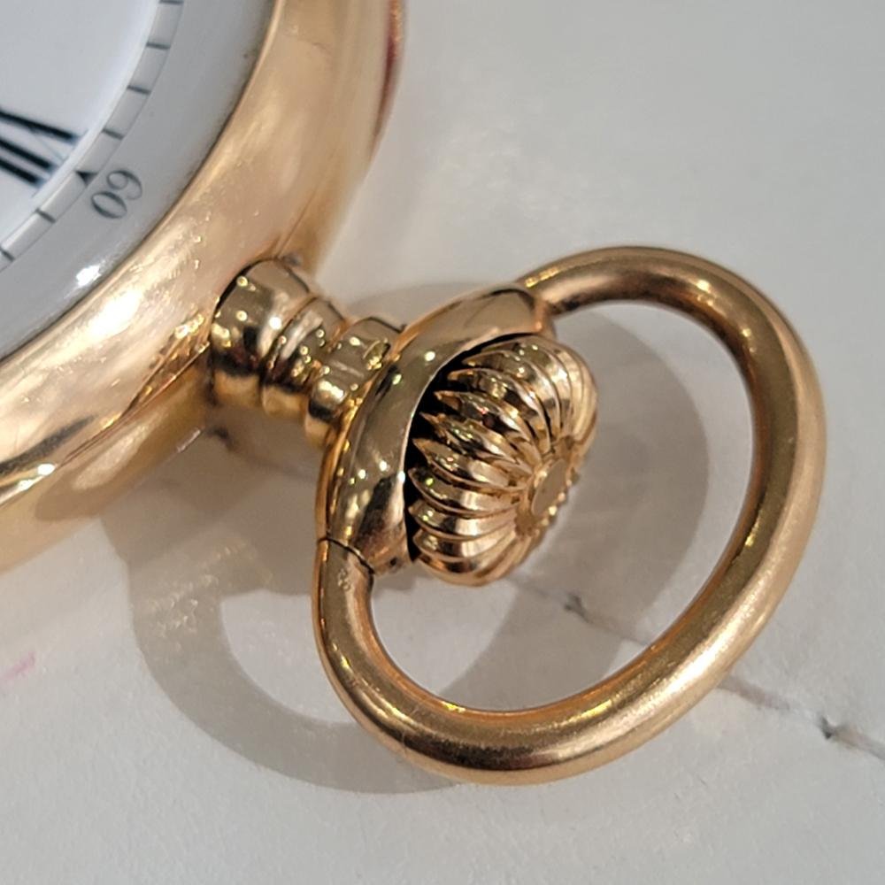 Patek Philippe Chronometro Gondolo 18k Gold Pocket Watch 1910s w Box RA184 2