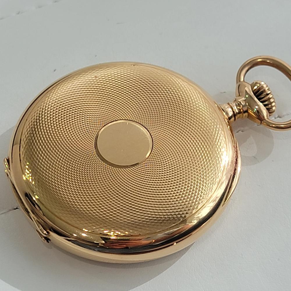 Patek Philippe Chronometro Gondolo 18k Gold Pocket Watch 1910s w Box RA184 3