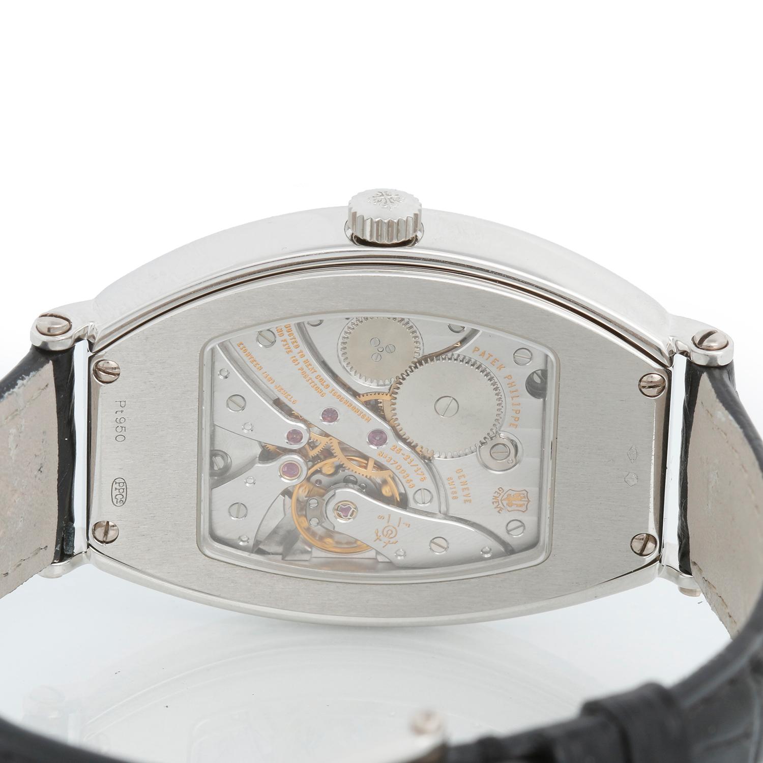 Patek Philippe Chronometro Gondolo Platinum Men's Watch  5098 P (or 5098P) 2