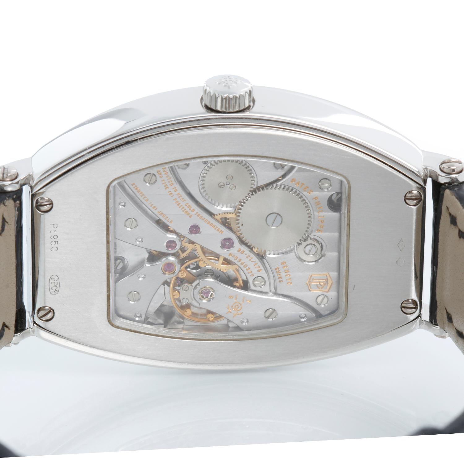Patek Philippe Chronometro Gondolo Platinum Men's Watch  5098 P (or 5098P) 2