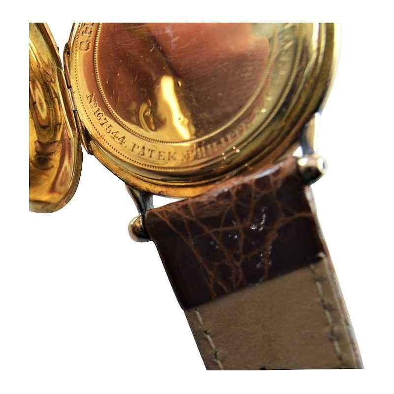 Patek Philippe & Cie. 18 Karat, Yellow Gold Pendant Wristwatch, circa 1910 3
