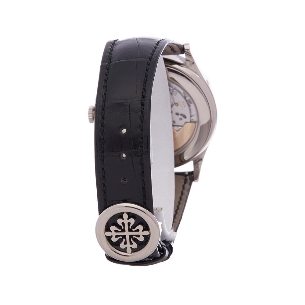 Patek Philippe Classic 18K White Gold 5396G-014 Wristwatch In Excellent Condition In Bishops Stortford, Hertfordshire