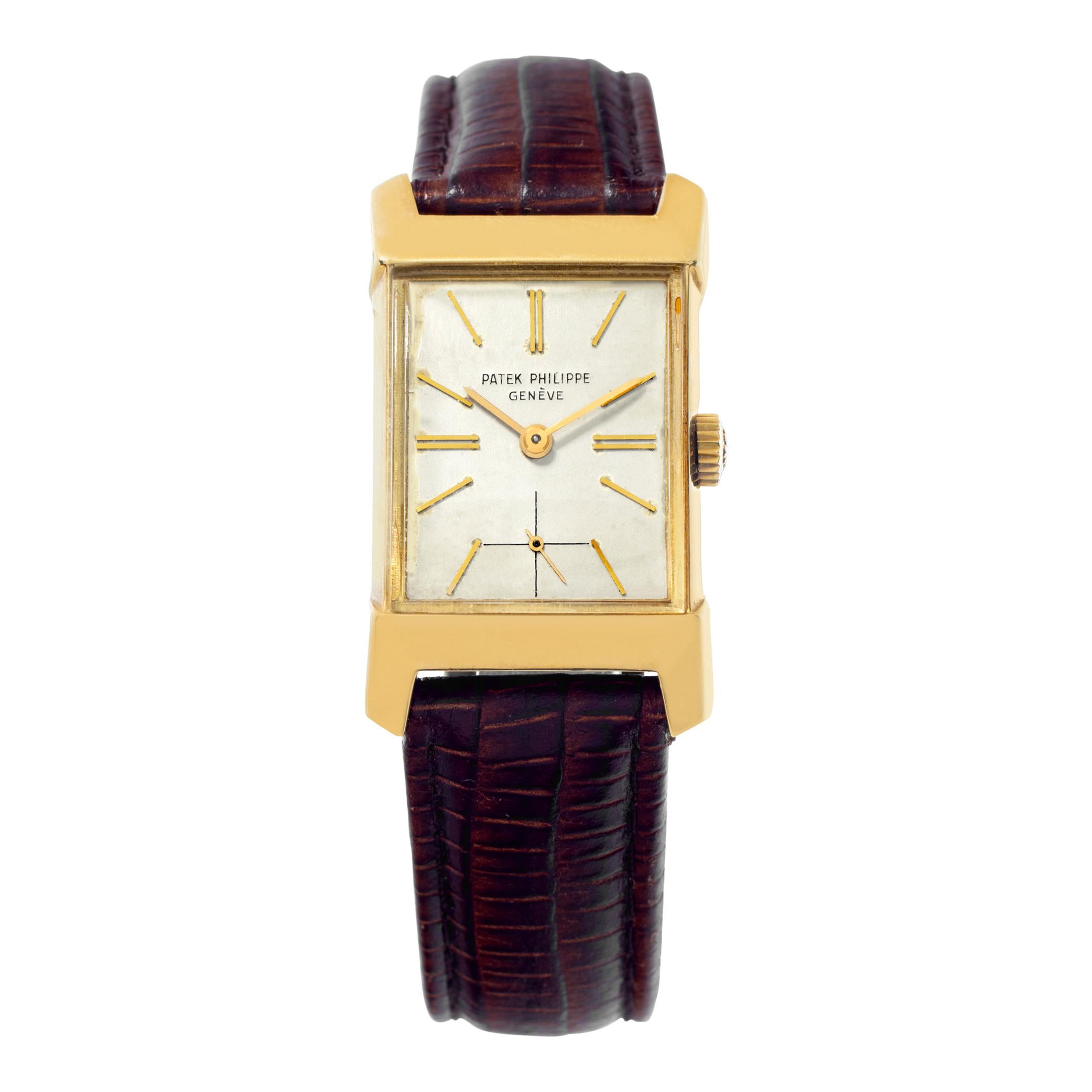 Patek Philippe Classic 2553 in yellow gold with a Grey dial 31mm Manual watch For Sale