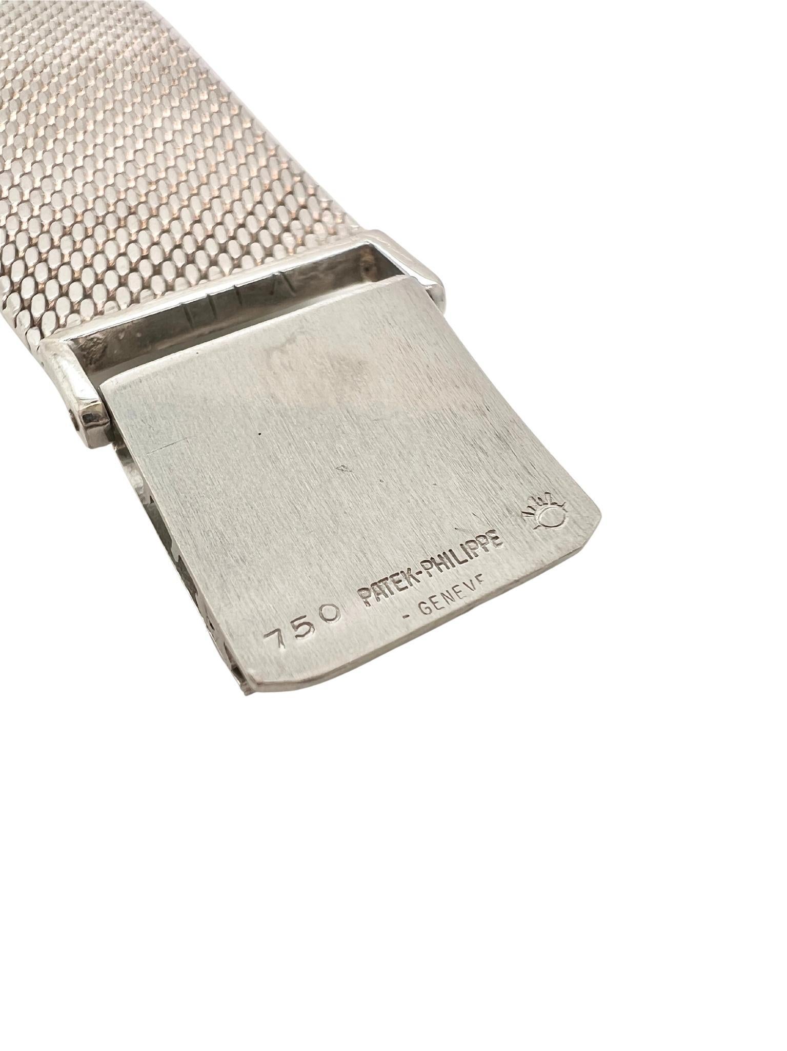 Patek Philippe Classique Weißgold- und Diamantuhr Damen im Angebot