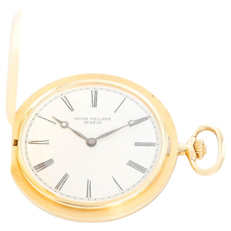 Patek Philippe & Co. 18K Yellow Gold Hunter Case Pocket Watch Ref 865 For Sale