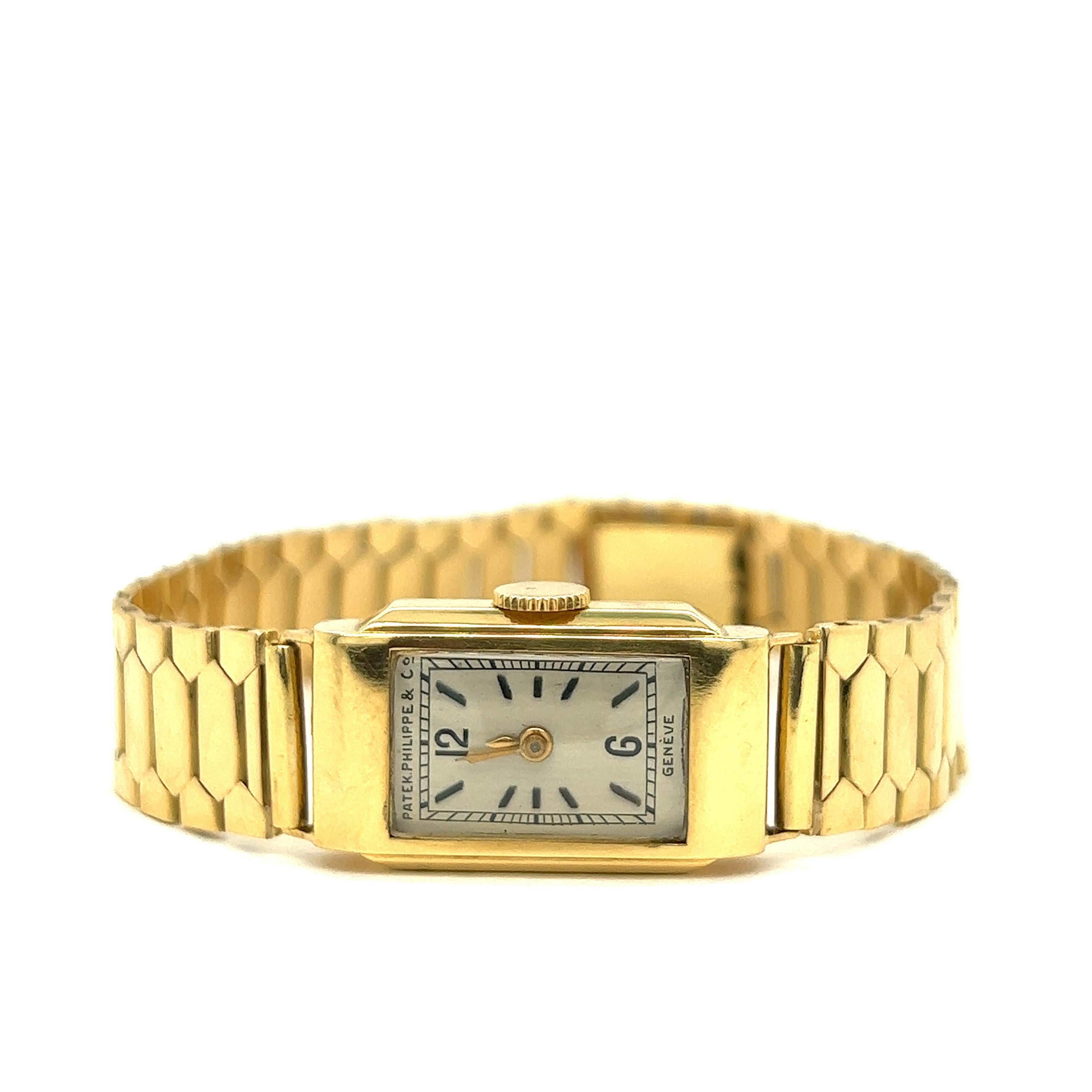 Women's Patek Philippe & Co. Genéve Yellow Gold Lady's Wristwatch