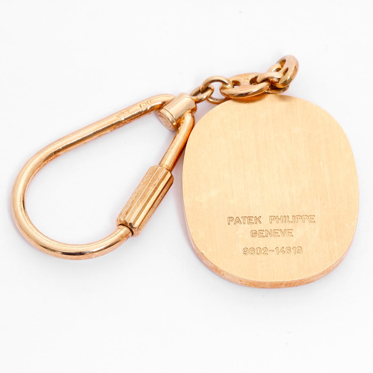 Women's or Men's Patek Philippe & Co. Gold Ellipse Keychain