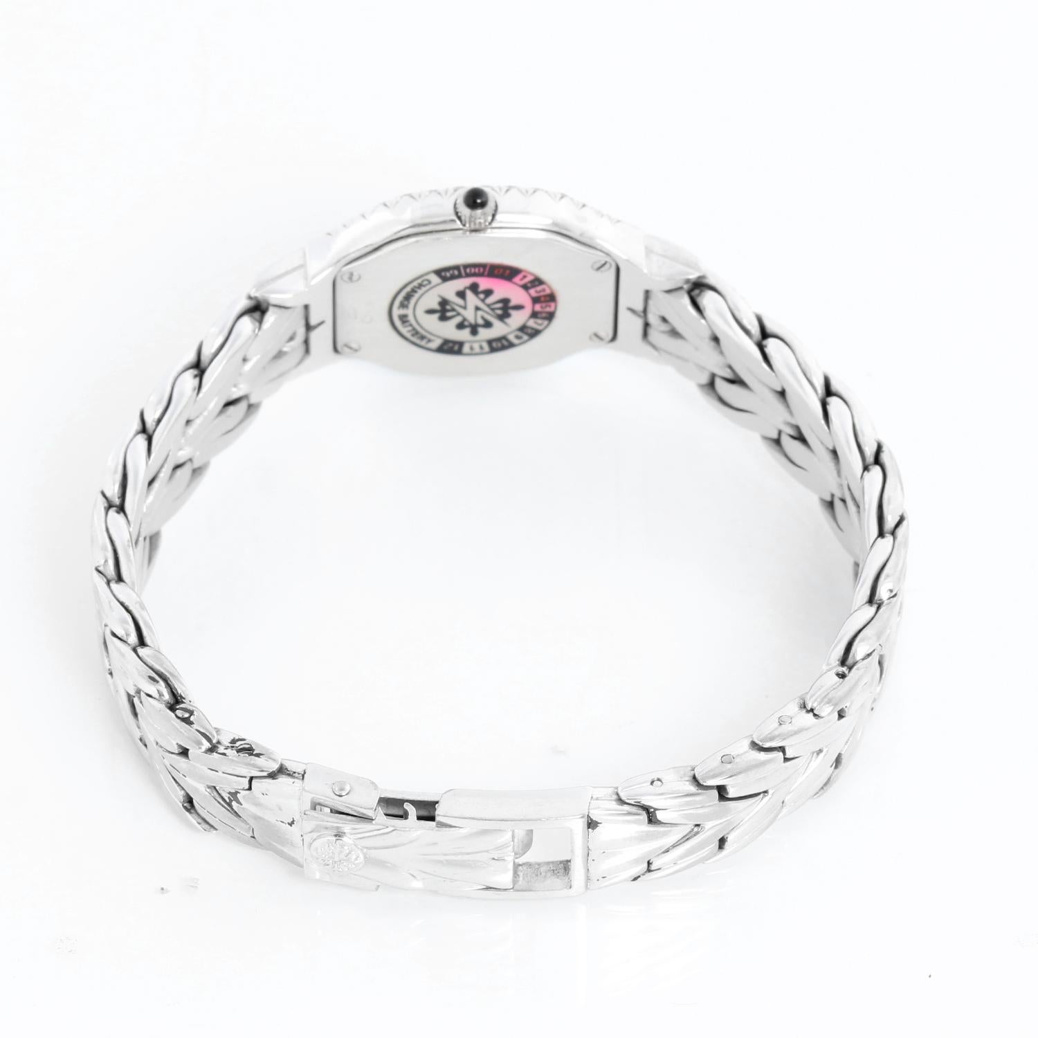 De las mujeres Patek Philippe & Co. Reloj La Flamme 18K Oro Blanco Ref 4815