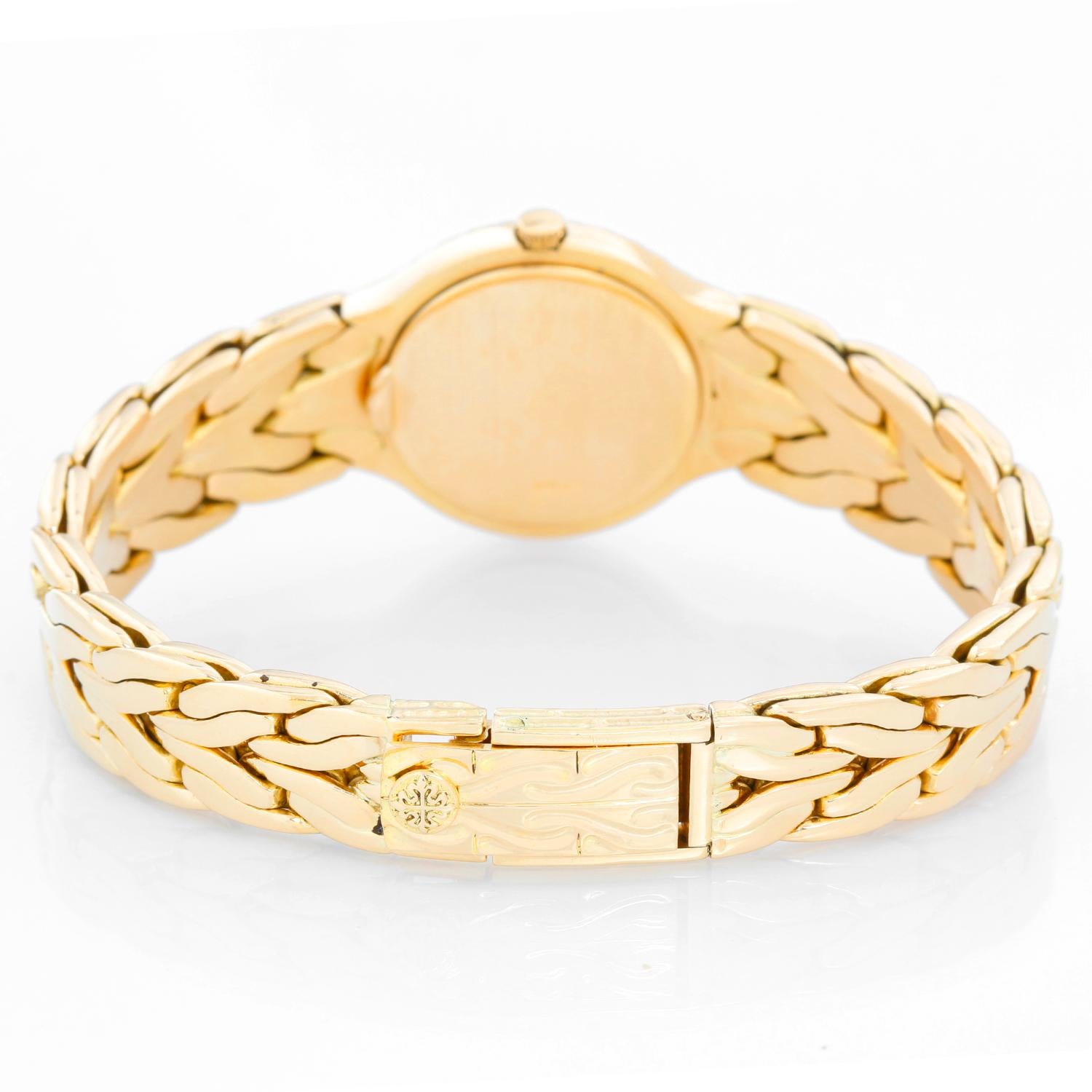 Patek Philippe & Co. La Flamme 18 Karat Yellow Gold Watch Ref 4816 In Excellent Condition In Dallas, TX