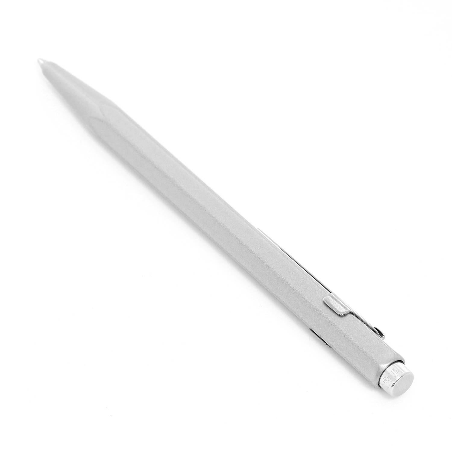 Patek Philippe & Co. Pen by Caran D'Ache - Metallic Silber Patek Philippe & Co. by Caran D'Ache Stift.