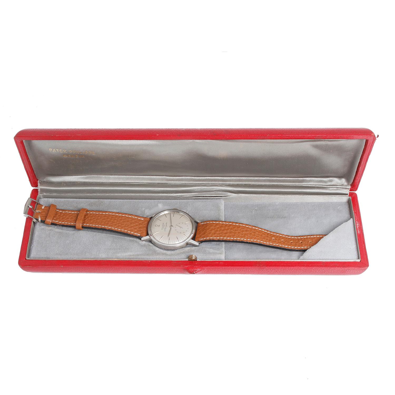 Patek Philippe & Co. Stainless Steel Ref 3417 ' Amagnetic ' Watch For Sale 10