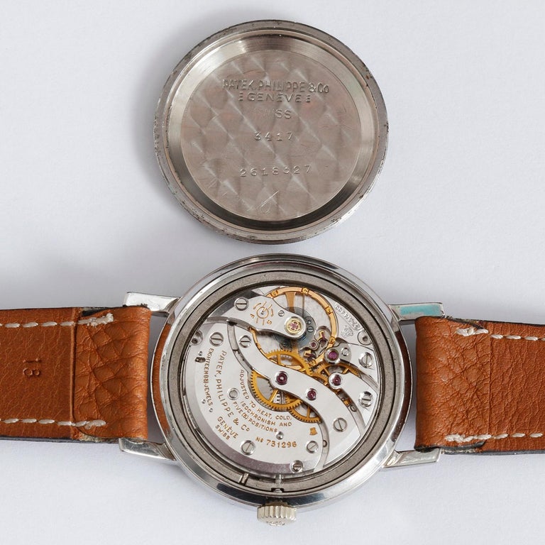 Patek Philippe and Stainless Steel Ref 3417 Amagnetic