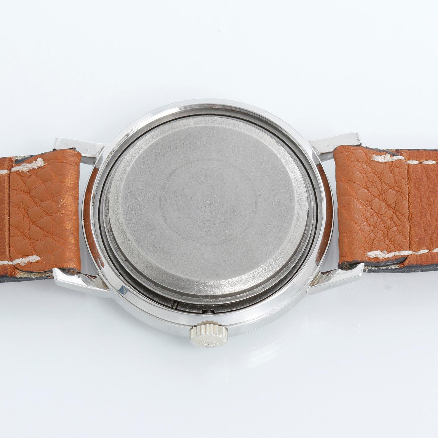 Patek Philippe & Co. Stainless Steel Ref 3417 ' Amagnetic ' Watch In Excellent Condition For Sale In Dallas, TX