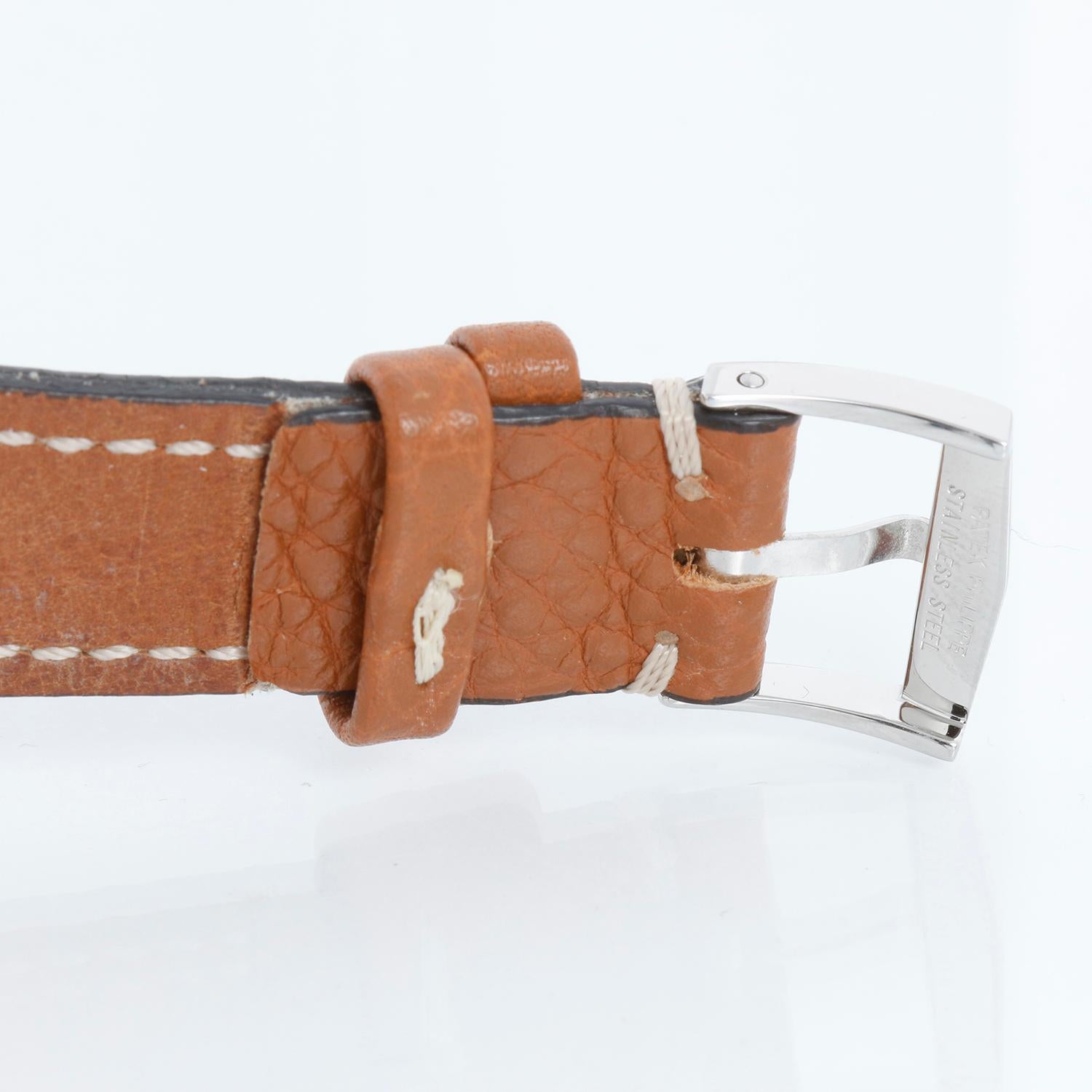 Men's Patek Philippe & Co. Stainless Steel Ref 3417 ' Amagnetic ' Watch For Sale