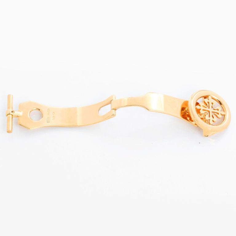 Men's Patek Philippe & Co. Yellow Gold Deployant Buckle For Sale