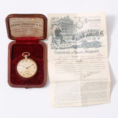 Patek Philippe & Co. Yellow Gold Open Face Pocket Watch, circa 1920