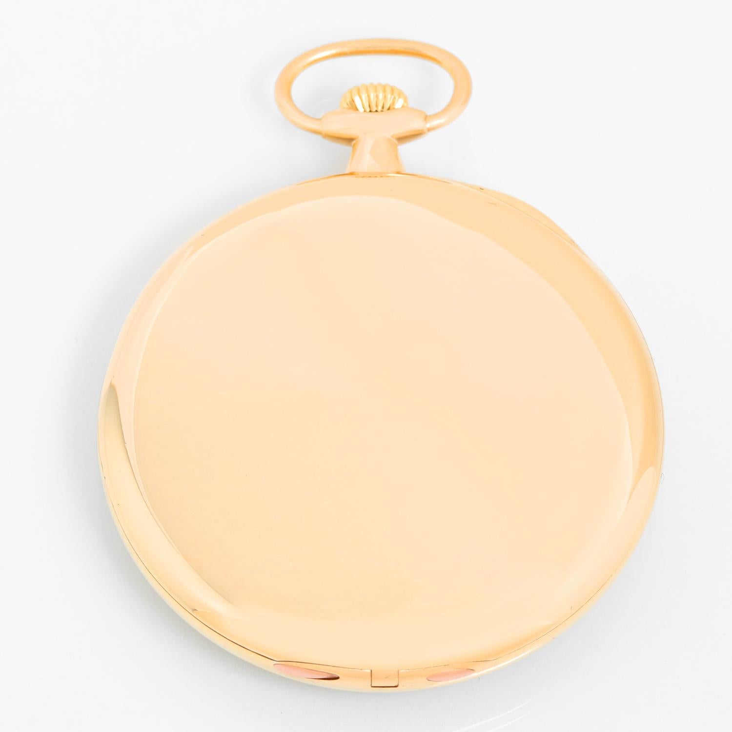 Men's Patek Philippe & Co. Yellow Gold Open Face Pocket Watch, circa 1920 For Sale