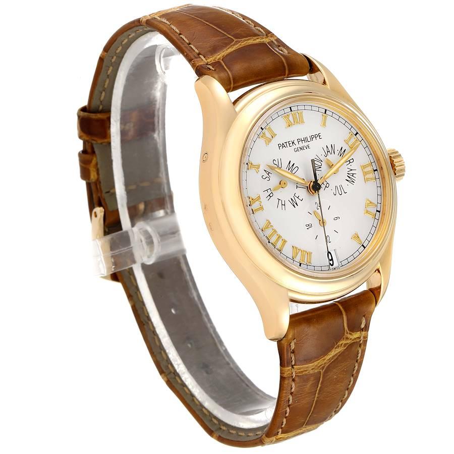 Patek Philippe Complicated Annual Calendar Yellow Gold Mens Watch 5035 In Excellent Condition For Sale In Atlanta, GA