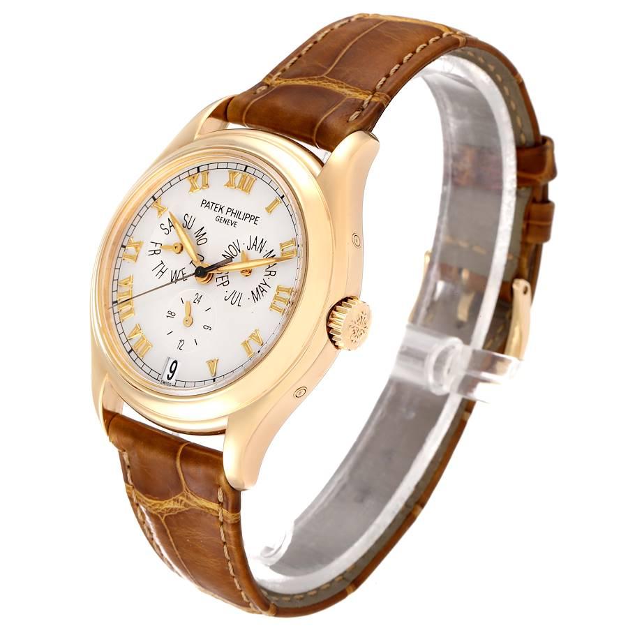 Men's Patek Philippe Complicated Annual Calendar Yellow Gold Mens Watch 5035 For Sale