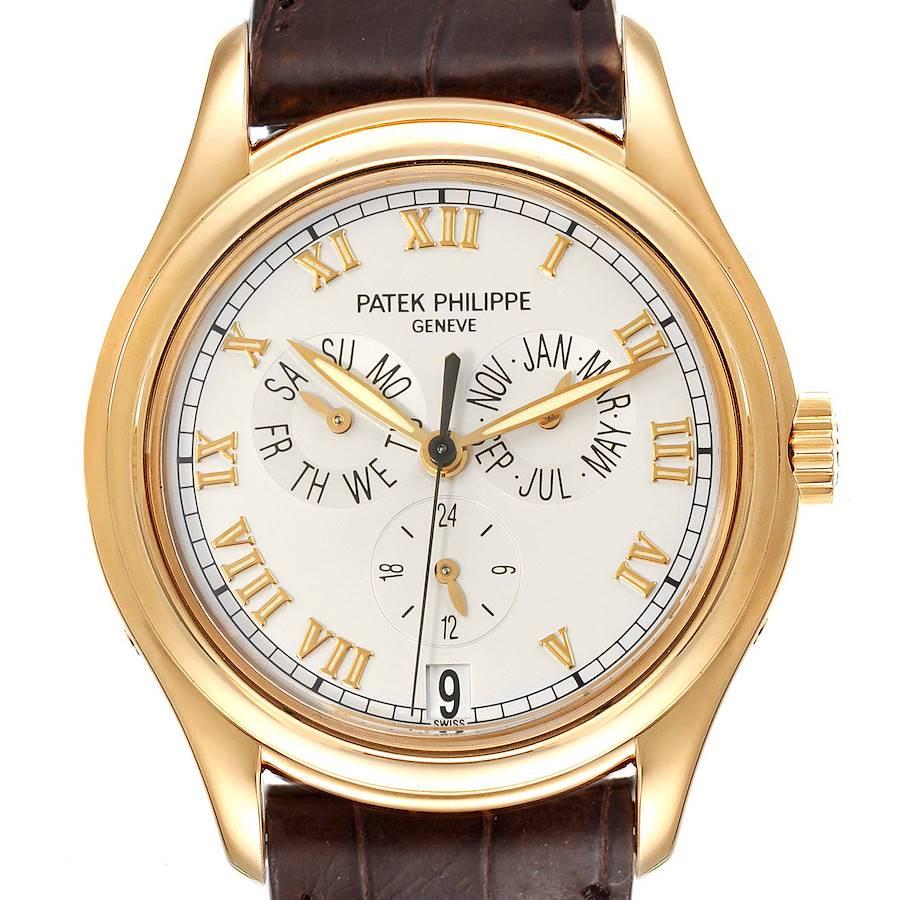 Patek Philippe Complicated Annual Calendar Yellow Gold Watch 5035 Box Papers For Sale