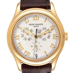 Patek Philippe Complicated Annual Calendar Yellow Gold Watch 5035 Box Papers