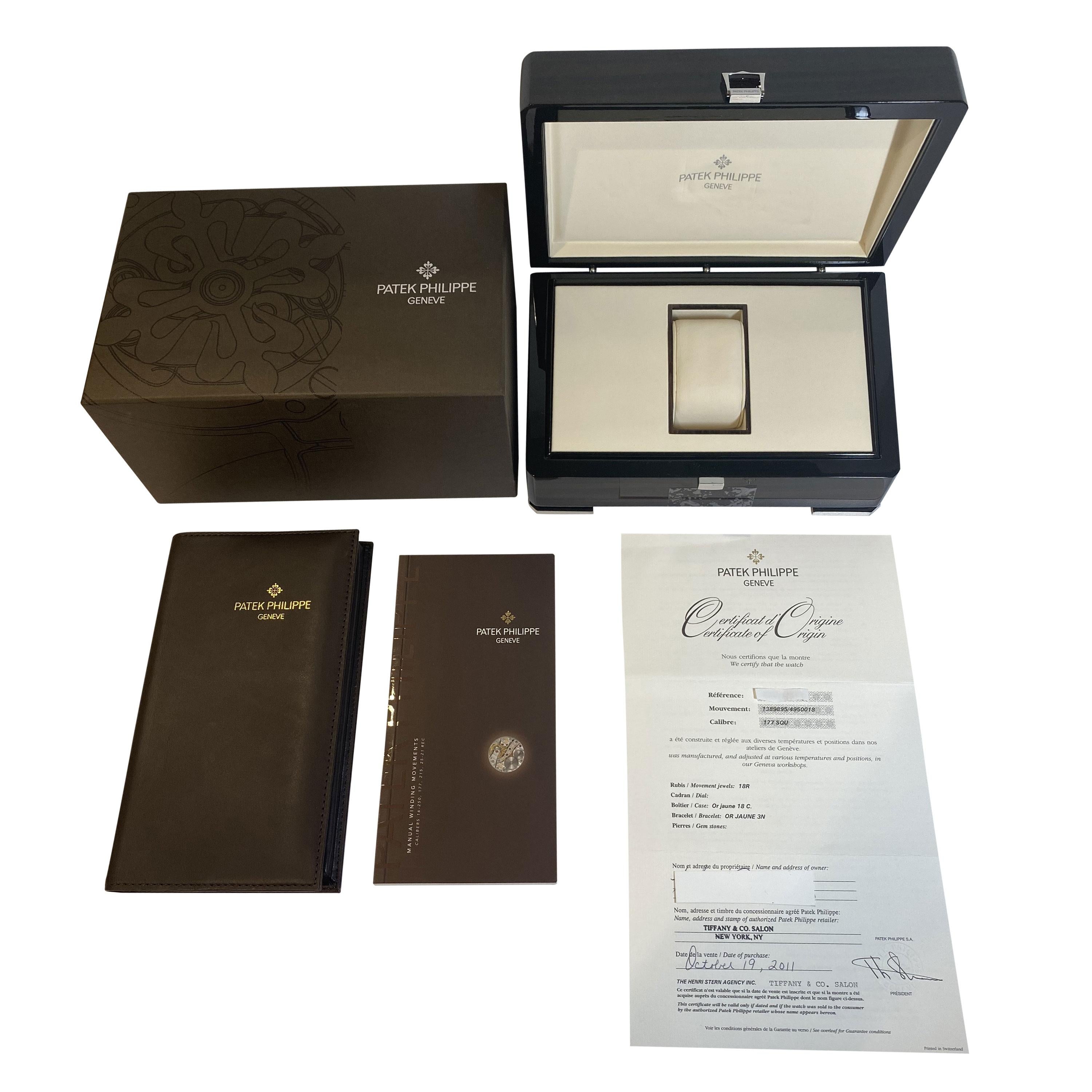 Kompliziertes Skelett 7189/1J-001 Damenuhr von Patek Philippe in 18kt Gelb 2