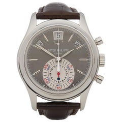 Patek Philippe Complication Calendrier Annuel Flyback Chronographe Platine 5960P