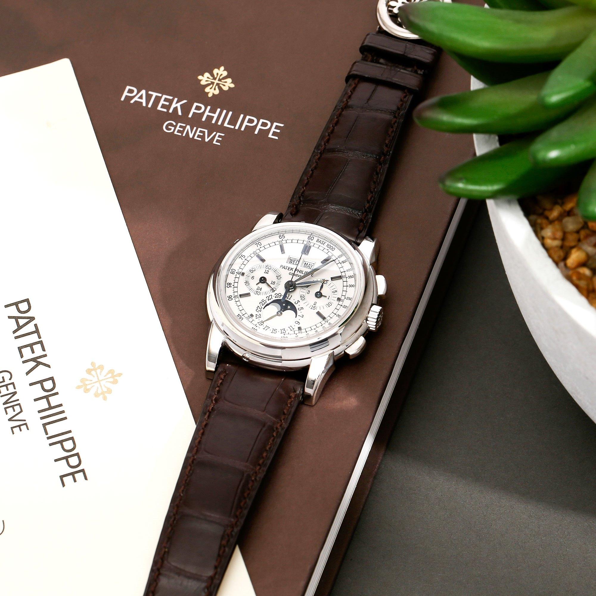 Patek Philippe Complications 0 5970G-001 Men White Gold 0 Watch 4