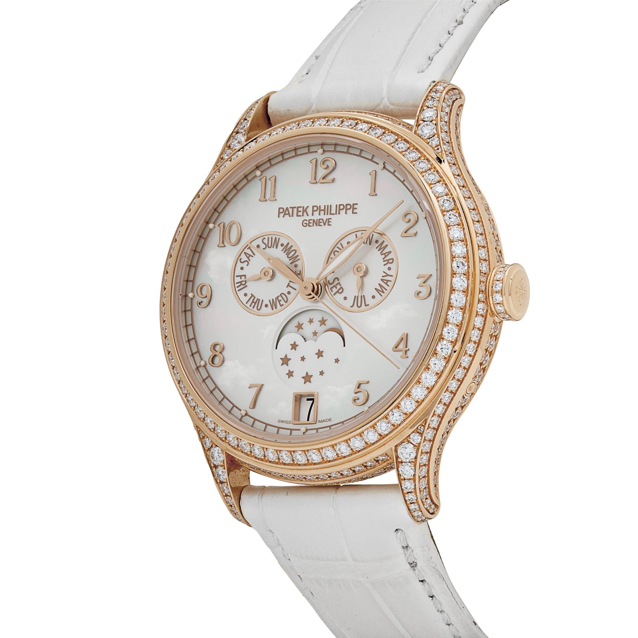 Women's Patek Philippe Complications 4948R-001 Annual Calendar Moon Phases Rose Gold For Sale