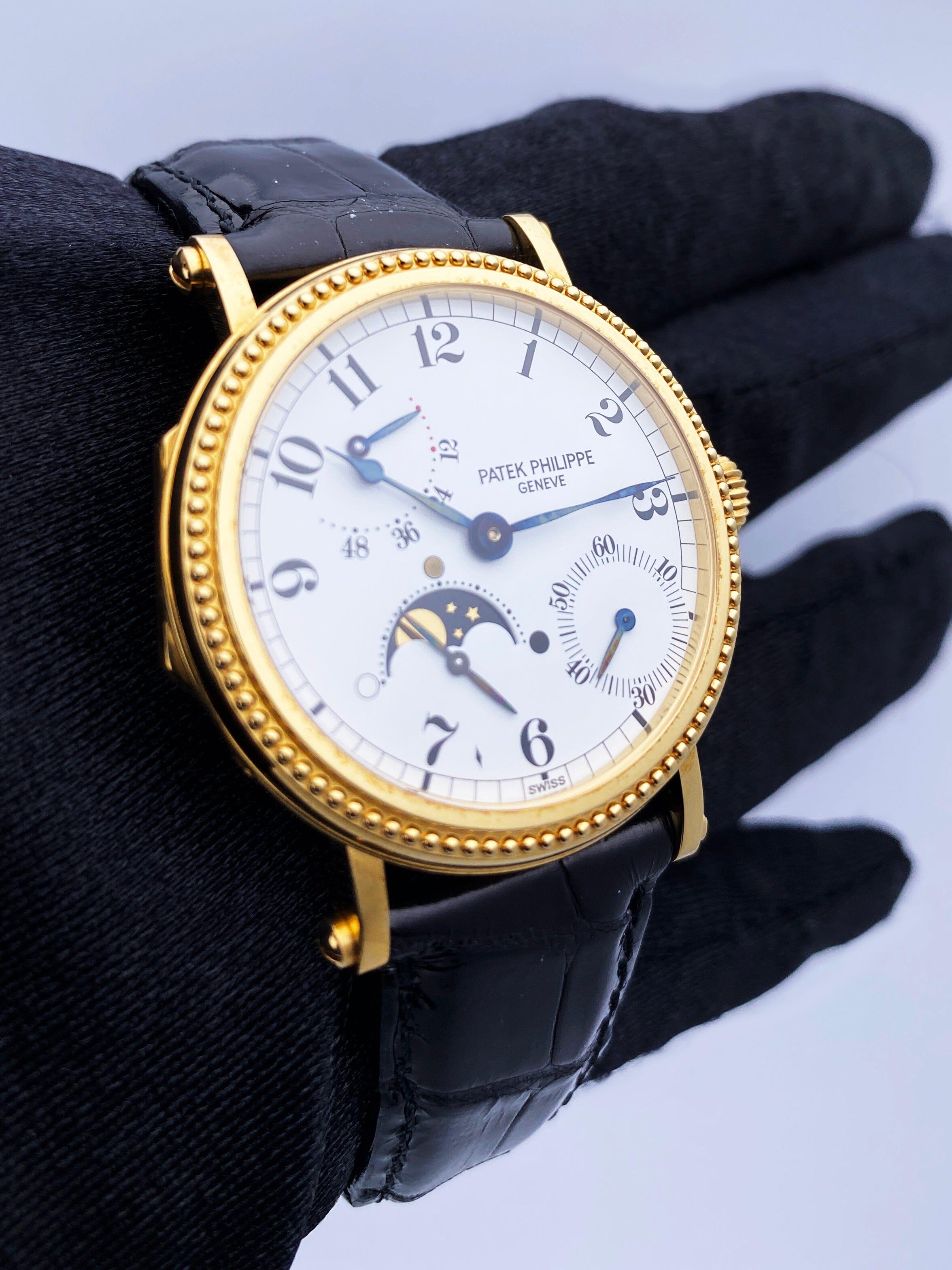 Reloj para caballero Patek Philippe Complications 5015 Moon Phase con papeles en Bueno estado para la venta en Great Neck, NY