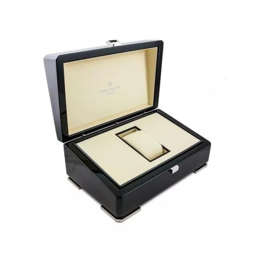 Patek Philippe Complications 5205R Rose Gold Silver Dial Mens Watch Complete For Sale 5