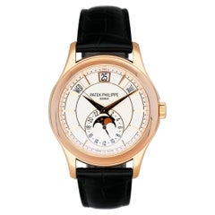 Patek Philippe Complications 5205R Quadrante Argento Orologio Uomo Scatola Documenti