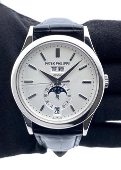 Patek Philippe Complications 5396G-011 Silver Dial Mens Watch Box Papers