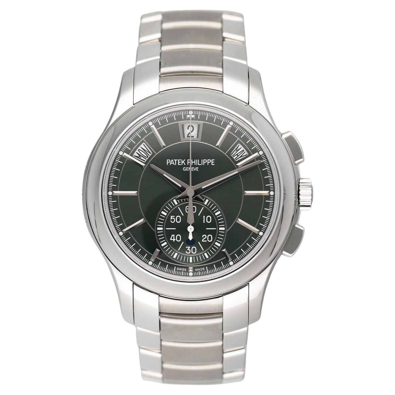 Patek Philippe Complications 5905/1A-001 Green Dial Box Papers im Angebot