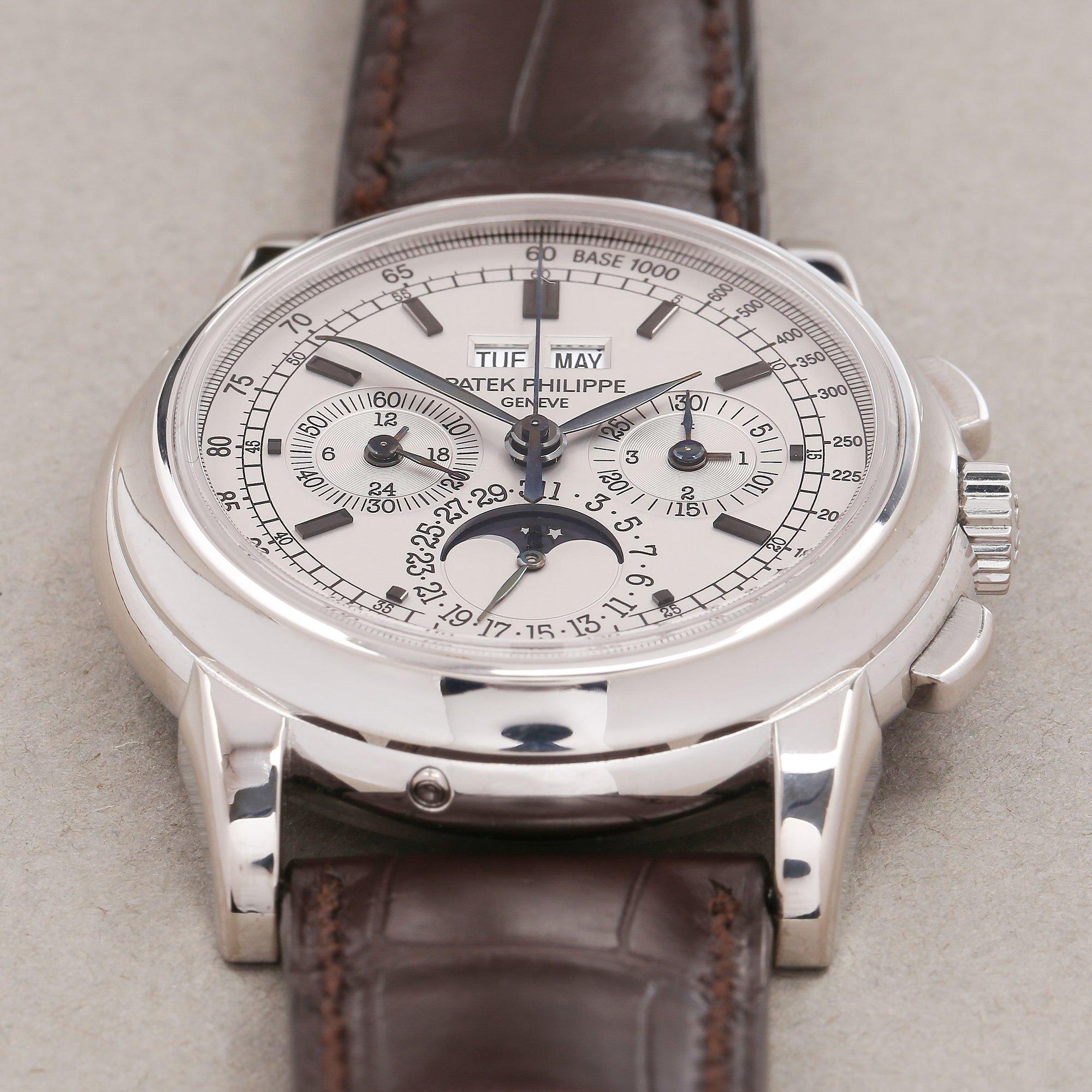 Patek Philippe Complications 5970G-001 Homme Or blanc Calendrier Perpétuel Chrono 4