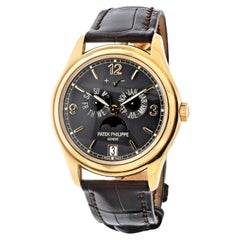 Patek Philippe Complications Annual Calendar Moon Phase Date Mens Watch