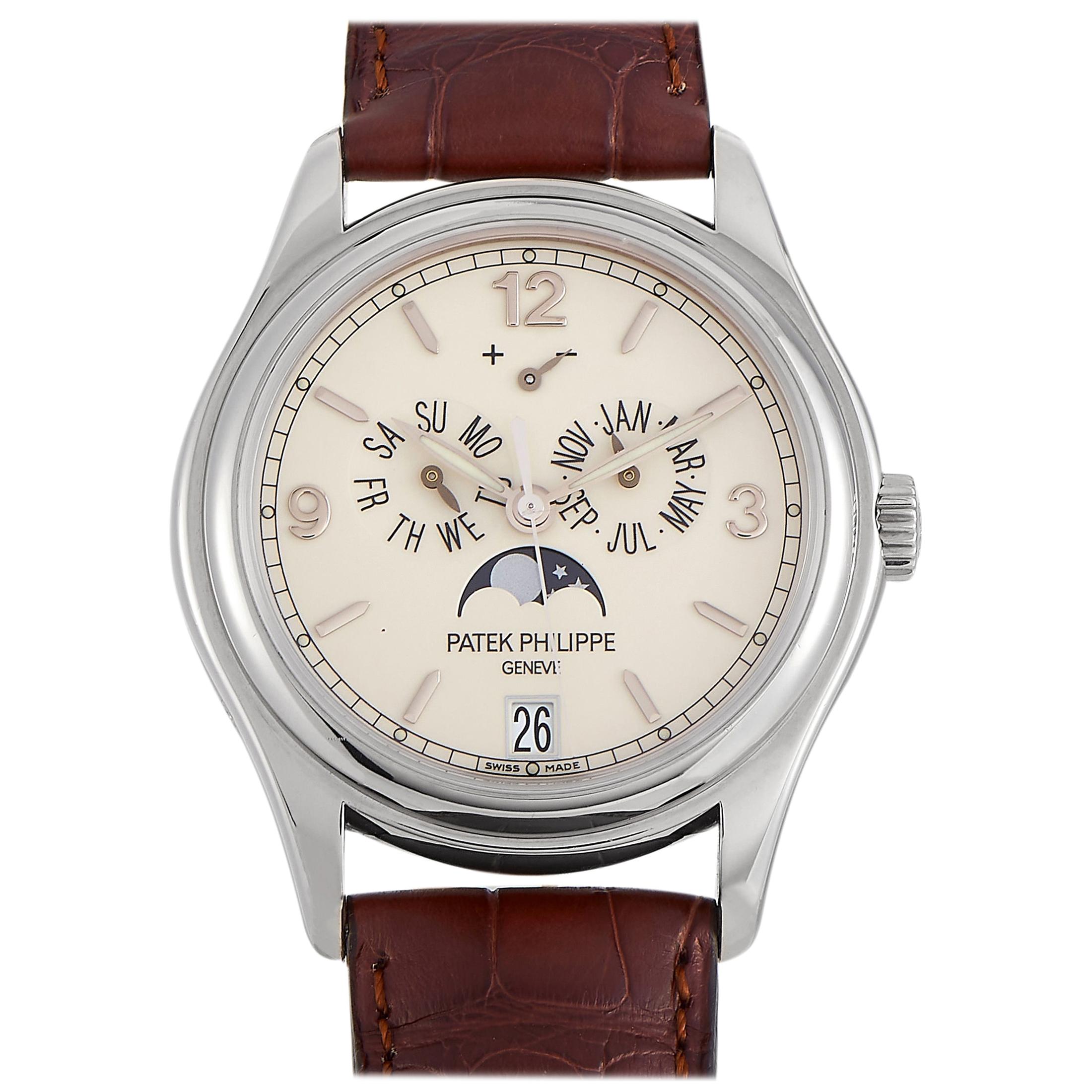 Patek Philippe Complications Annual Calendar Moon Phase Watch 5146G