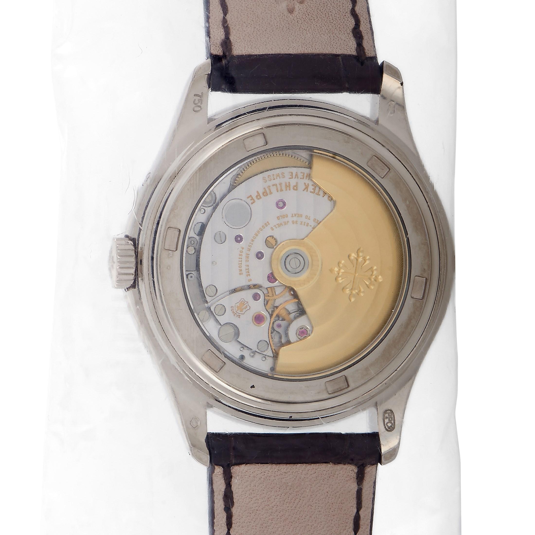 Patek Philippe Complications Annual Calendar Moon Phases Watch 5146G-010 In New Condition In Southampton, PA