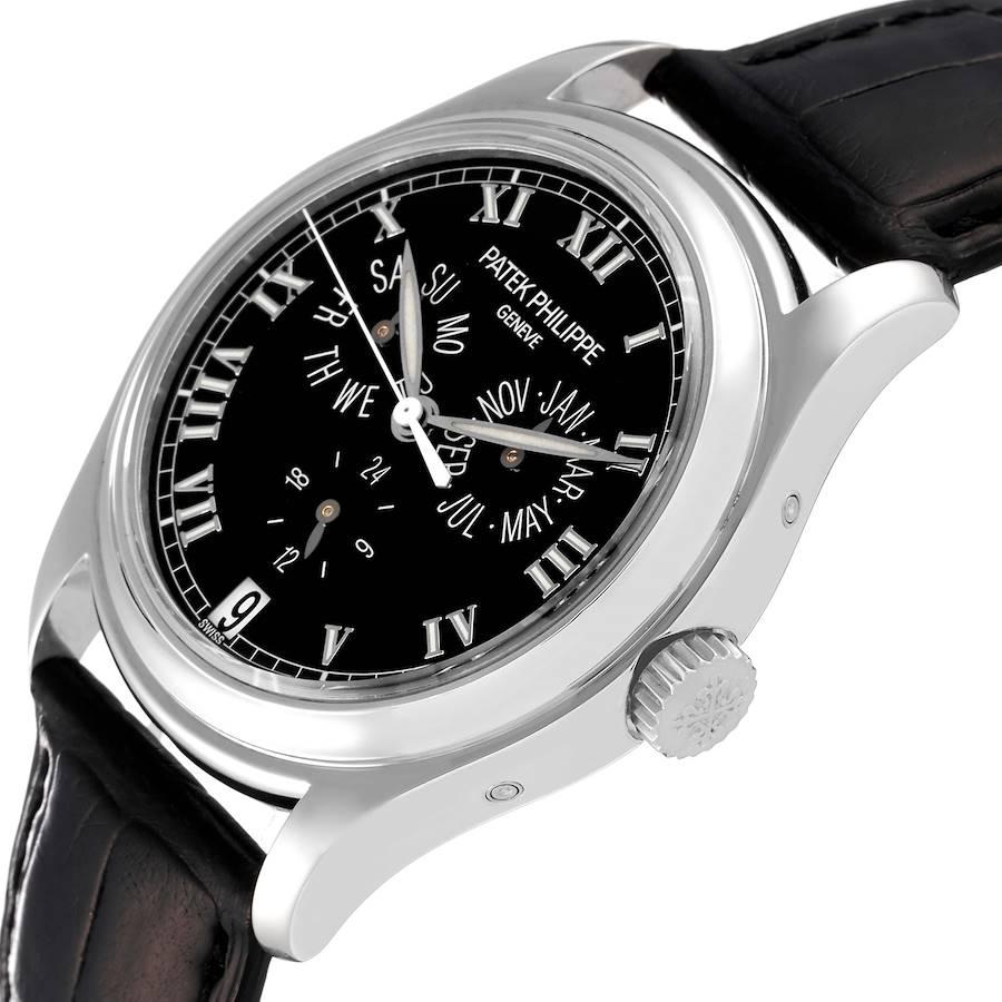 Platin-Herrenuhr 5035P mit Jahreskalender und Komplikationen von Patek Philippe im Angebot 2